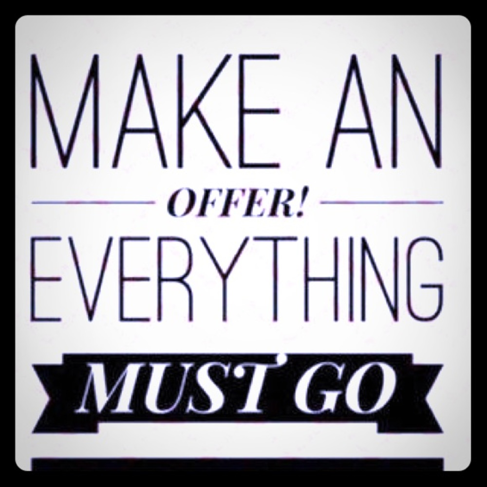 Open to all reasonable offers!